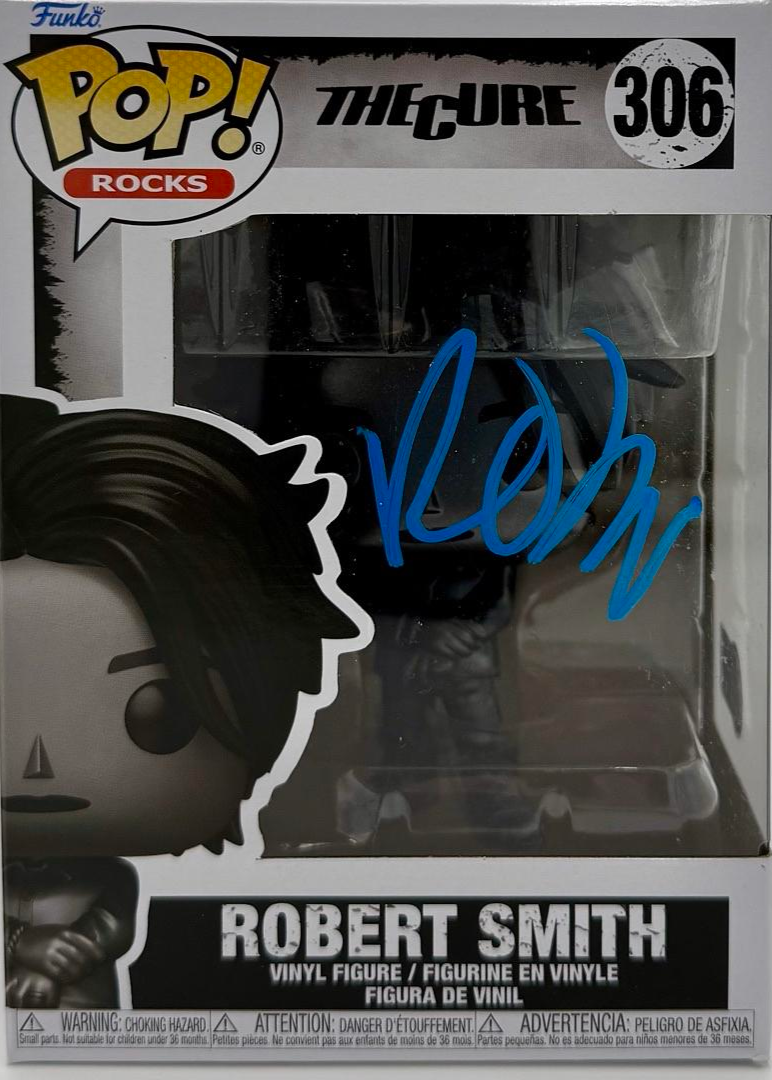 Robert Smith Signed Funko Pop #306 (The Cure) - Beckett COA
